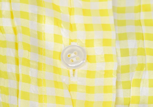 PLEATS PLEASE Wrinkled Pleats Check Long Sleeve Shirt K-161970_005