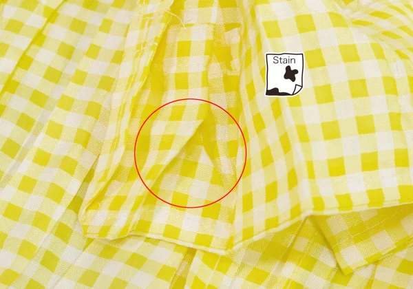 PLEATS PLEASE Wrinkled Pleats Check Long Sleeve Shirt K-161970_009