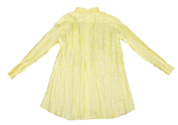 PLEATS PLEASE Wrinkled Pleats Check Long Sleeve Shirt K-161970_012