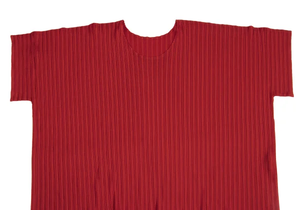 PLEATS PLEASE Dolman Short Sleeve Wide T-shirt K-161973_003