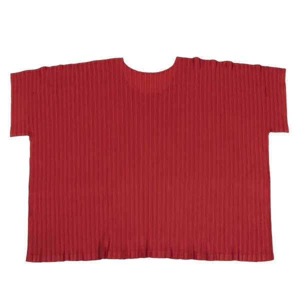 PLEATS PLEASE Dolman Short Sleeve Wide T-shirt K-161973_008
