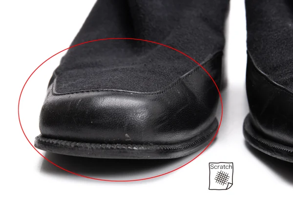 ISSEY MIYAKE Leather Switching Boots K-161976_005