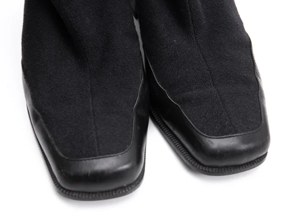 ISSEY MIYAKE Leather Switching Boots K-161976_006