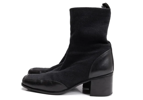 ISSEY MIYAKE Leather Switching Boots K-161976_007