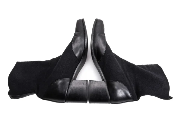 ISSEY MIYAKE Leather Switching Boots K-161976_008
