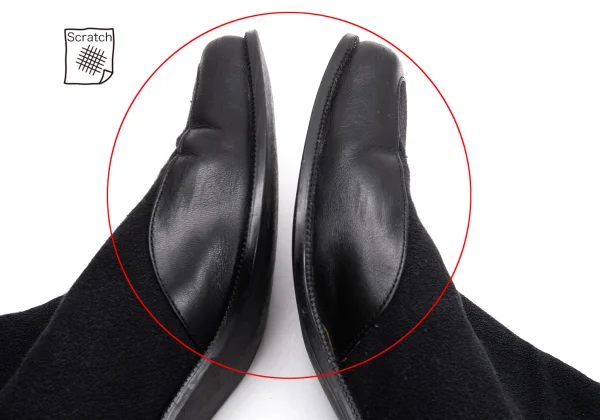 ISSEY MIYAKE Leather Switching Boots K-161976_009