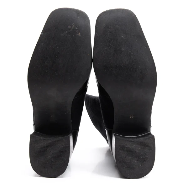 ISSEY MIYAKE Leather Switching Boots K-161976_013