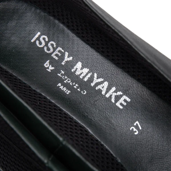 ISSEY MIYAKE×repetto Square Toe Leather Shoes K-161977_011