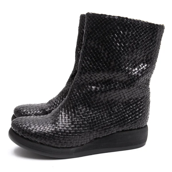 JURGEN LEHL Intrecciato Leather Boots K-161981_004