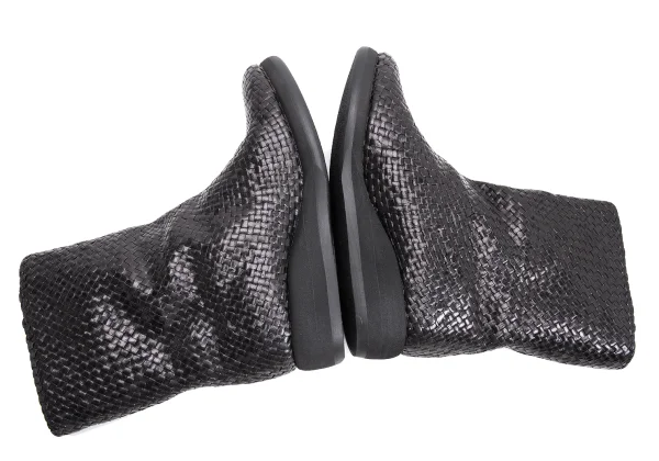 JURGEN LEHL Intrecciato Leather Boots K-161981_007