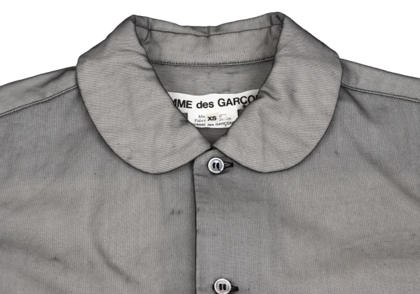 COMME des GARCONS Chiffon Layered Round Collar Shirt K-161982_005