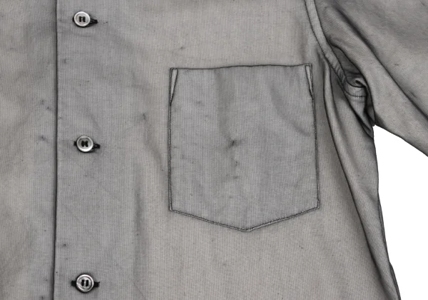 COMME des GARCONS Chiffon Layered Round Collar Shirt K-161982_007