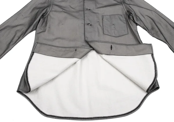 COMME des GARCONS Chiffon Layered Round Collar Shirt K-161982_011