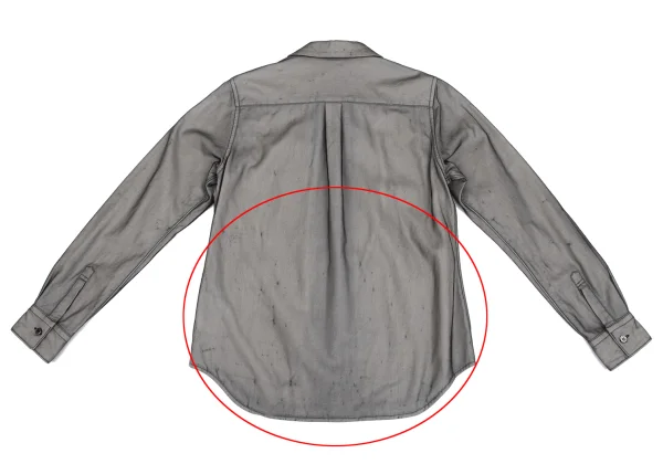 COMME des GARCONS Chiffon Layered Round Collar Shirt K-161982_012