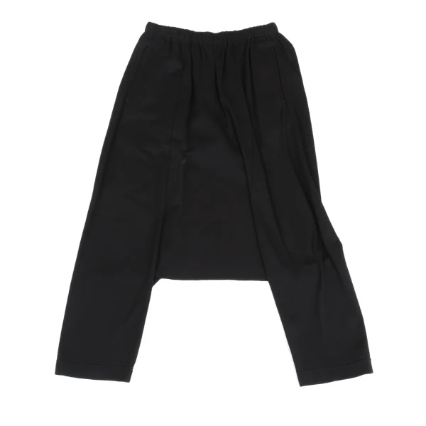 COMME des GARCONS Cotton Dropped Crotch Pants Black S K-161983_001