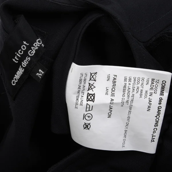tricot COMME des GARCONS Out-seam Frill Design Sleeveless Dress K-161985_013