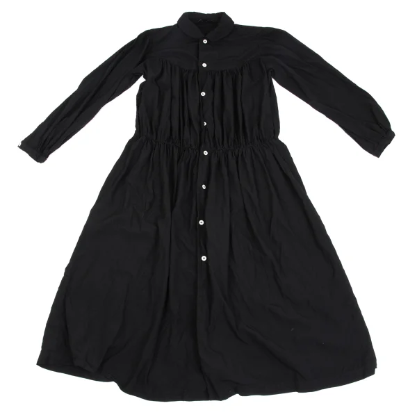 COMME des GARCONS Poly Gather Switching Shirt Dress K-161986_002