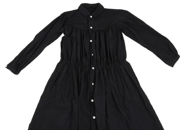 COMME des GARCONS Poly Gather Switching Shirt Dress K-161986_003