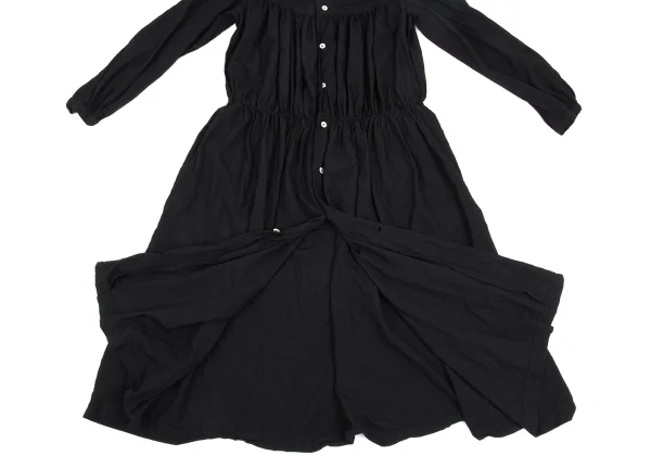 COMME des GARCONS Poly Gather Switching Shirt Dress K-161986_011