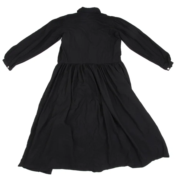 COMME des GARCONS Poly Gather Switching Shirt Dress K-161986_012