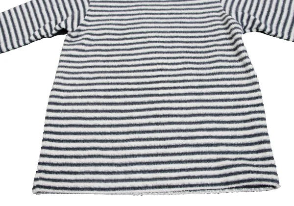 COMME des GARCONS Boat-neck Pile Striped Top K-161987_007