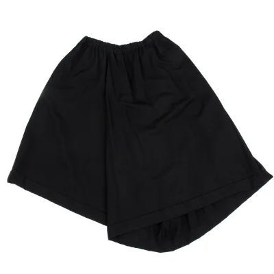 COMME des GARCONS Wool Gaba Wide Hem Drape Design Pants