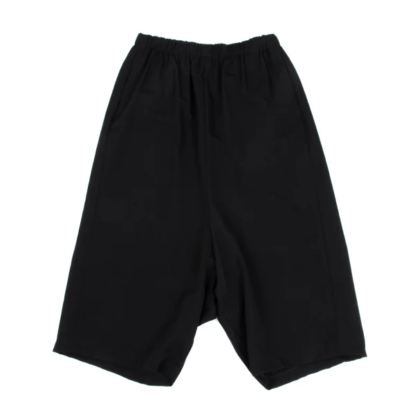 COMME des GARCONS Wool Gaba Dropped Crotch Pants Black S K-161989_001