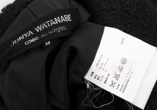 JUNYA WATANABE COMME des GARCONS Wool Pile Tweed Coat K-161990_015