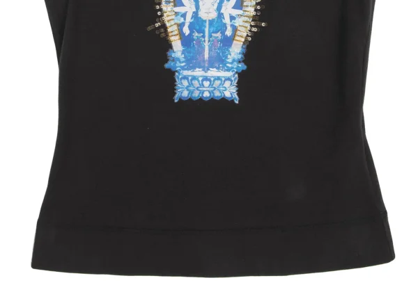 VIVIENNETAM Printed Sequin Decoration Sleeveless Top K-161991_009