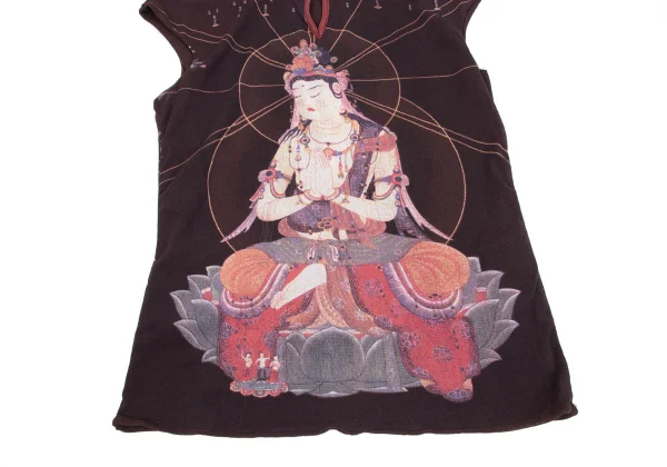 VIVIENNETAM Printed Mesh Sleeveless Top K-161994_007