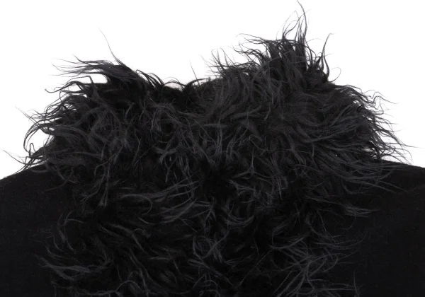 VIVIENNETAM Dragon Embroidery Faux Fur Trim Jacket K-161996_004