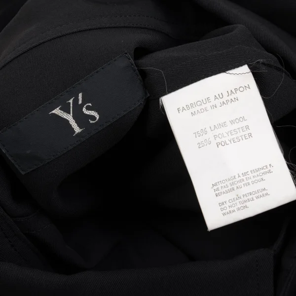 Y's Wool Poly Asymmetrical Shirt K-161998_016