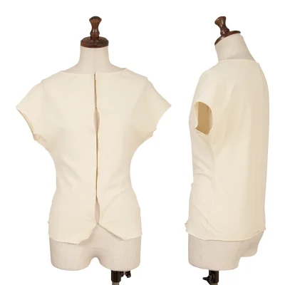 Yohji Yamamoto FEMME Cut Off Sleeve Cardigan