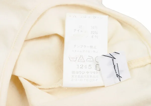 Yohji Yamamoto FEMME Cut Off Sleeve Cardigan K-162003_017