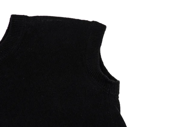 Yohji Yamamoto FEMME Cotton Linen Back Long Sleeveless Knit K-162006_005