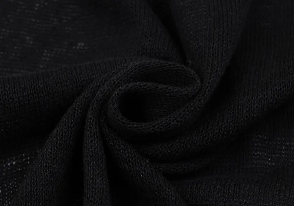 Yohji Yamamoto FEMME Cotton Linen Back Long Sleeveless Knit K-162006_010