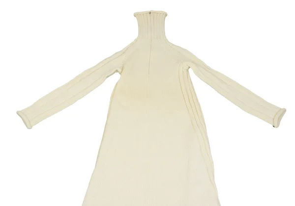 Yohji Yamamoto FEMME Wool Half Zip Sailor Collar Knit Dress K-162010_003