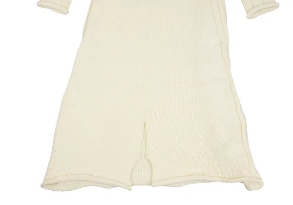 Yohji Yamamoto FEMME Wool Half Zip Sailor Collar Knit Dress K-162010_008