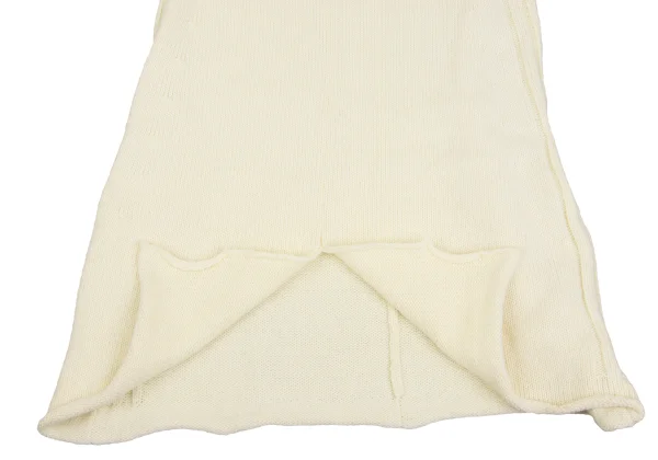 Yohji Yamamoto FEMME Wool Half Zip Sailor Collar Knit Dress K-162010_009