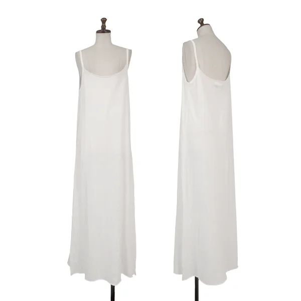 Yohji Yamamoto FEMME Cotton Cami Dress White 3 K-162011_001