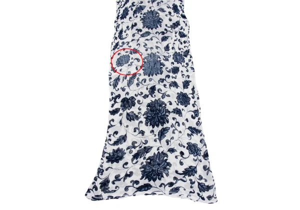 Yohji Yamamoto FEMME Floral Printed Mesh Sleeveless Dress K-162013_007