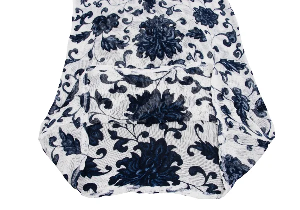 Yohji Yamamoto FEMME Floral Printed Mesh Sleeveless Dress K-162013_010
