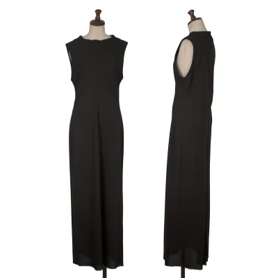 Yohji Yamamoto FEMME Wool Cutting Sleeveless Dress