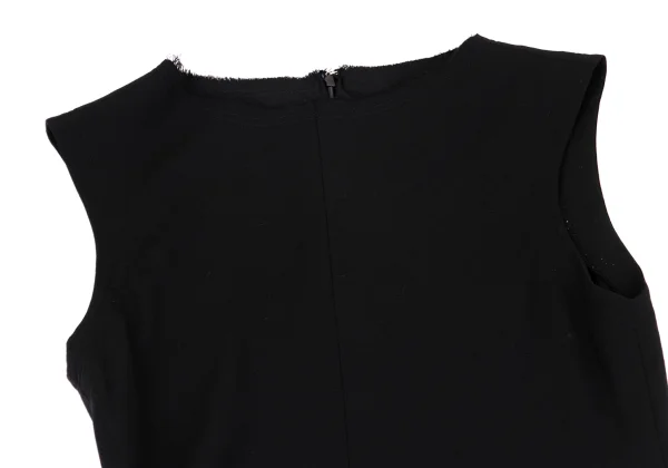 Yohji Yamamoto FEMME Wool Cutting Sleeveless Dress K-162014_004