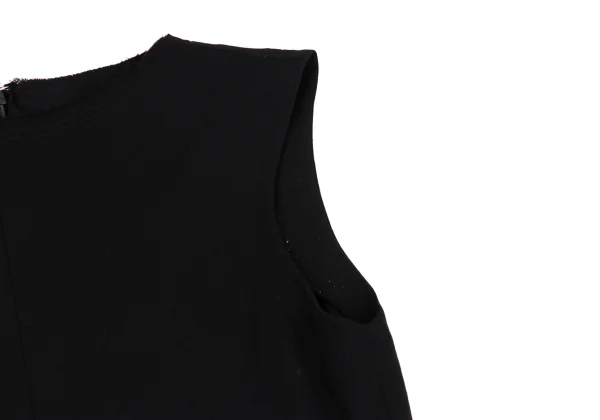 Yohji Yamamoto FEMME Wool Cutting Sleeveless Dress K-162014_005