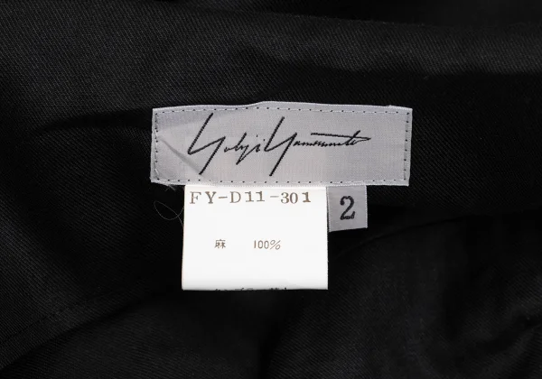 Yohji Yamamoto FEMME Linen Bondage Dress K-162015_014