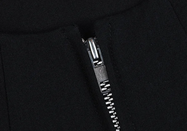 Yohji Yamamoto FEMME Wool Gaba Rib Knit Switching Zip Dress K-162016_007