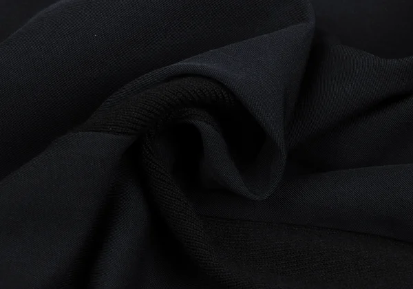 Yohji Yamamoto FEMME Wool Gaba Rib Knit Switching Zip Dress K-162016_016