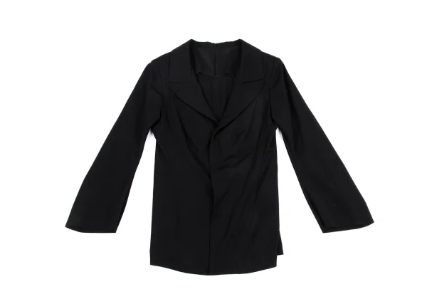 Yohji Yamamoto FEMME Wool Gaba Flare Sleeve Jacket K-162017_002