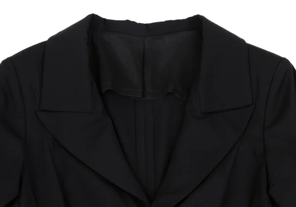 Yohji Yamamoto FEMME Wool Gaba Flare Sleeve Jacket K-162017_004